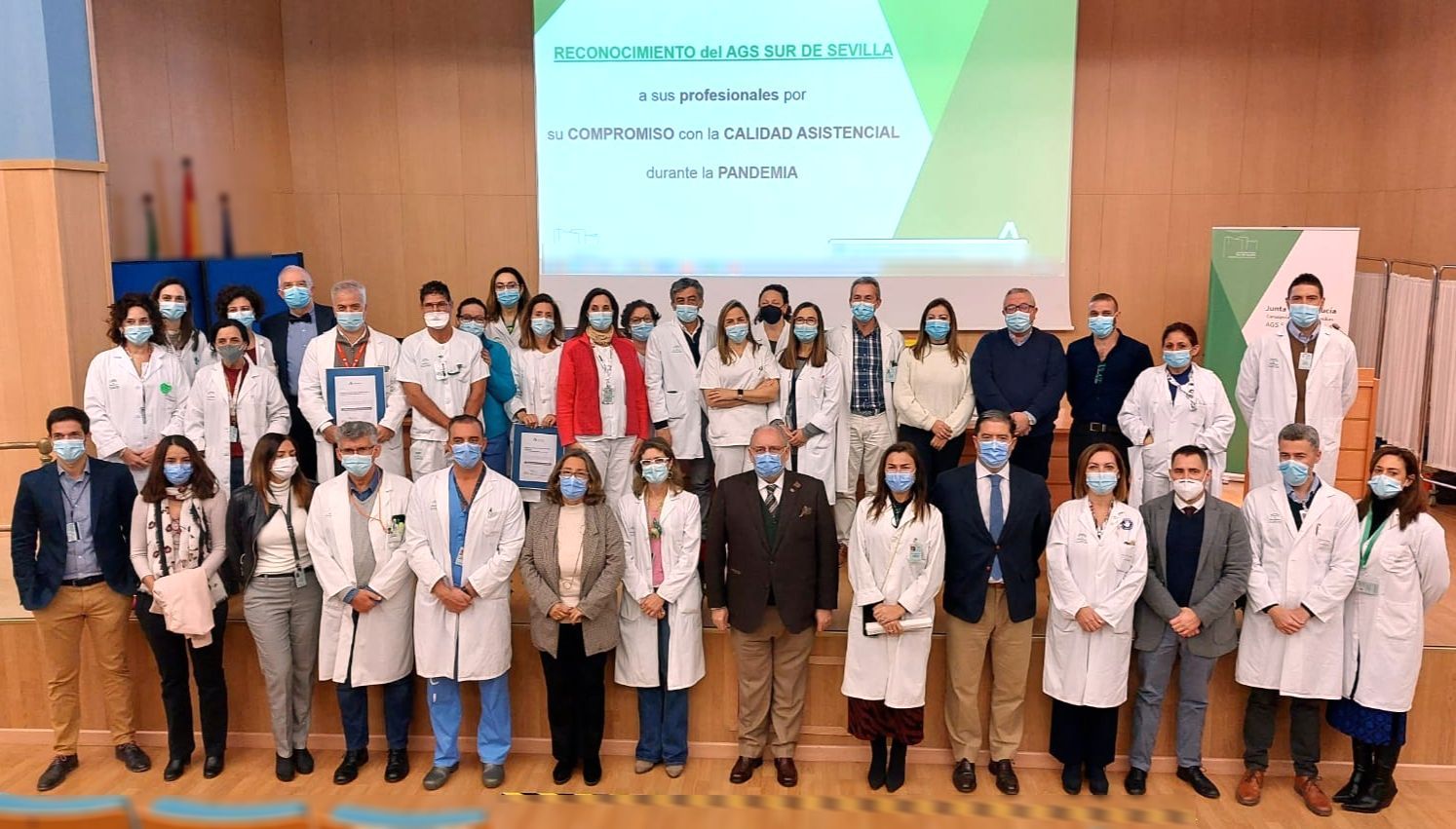 El Área de Gestión Sanitaria Sur de Sevilla valora el compromiso de sus profesionales con la calidad asistencial en pandemia