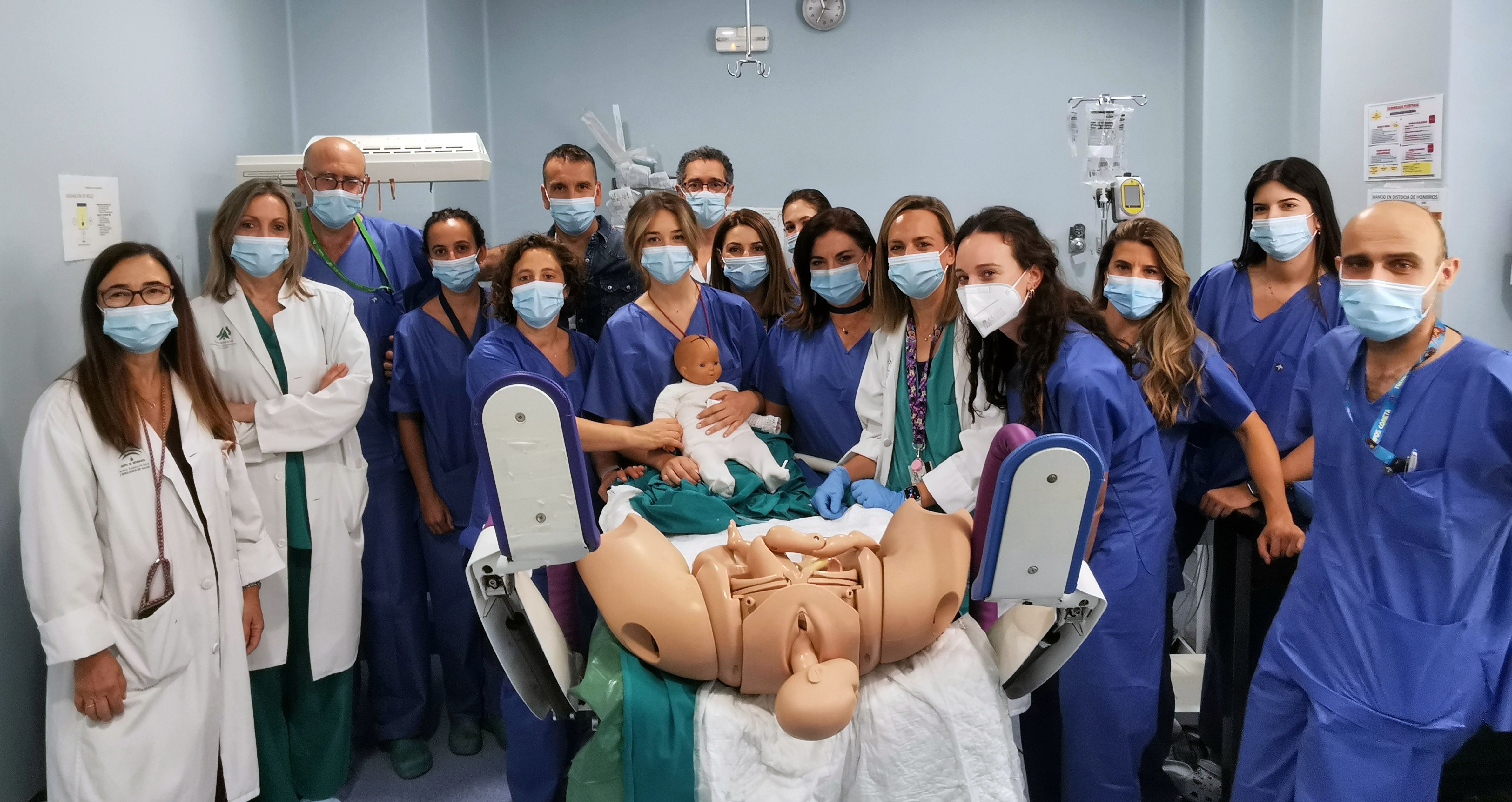 El Hospital de Valme desarrolla un novedoso programa de formación en Urgencias Obstétricas: simulación clínica, multiprofesional y en entorno real